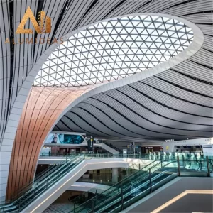 Solutions de construction durable plafond en aluminium