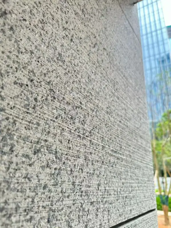 Stone Paint Aluminum Panels application 3